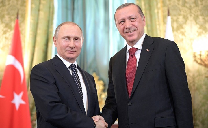 Erdogan and Vladimir Putin Image Kremlin.ru