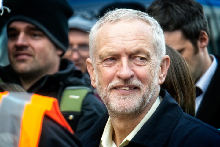 Leftwinger Jeremy Corbyn robbed the Tories of their parliamentary majority Image Flickr Garry Knight