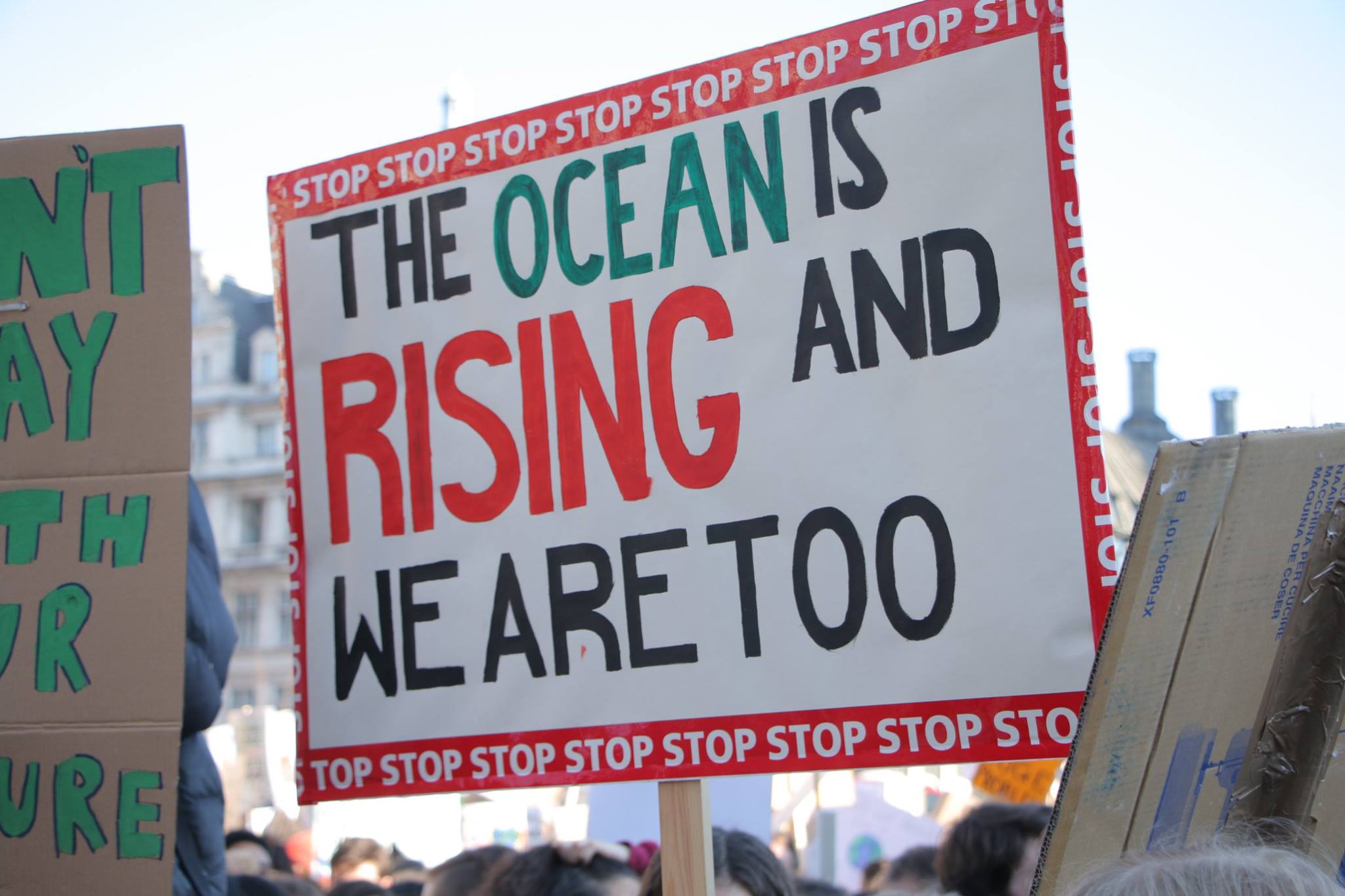 the ocean is rising and we are too