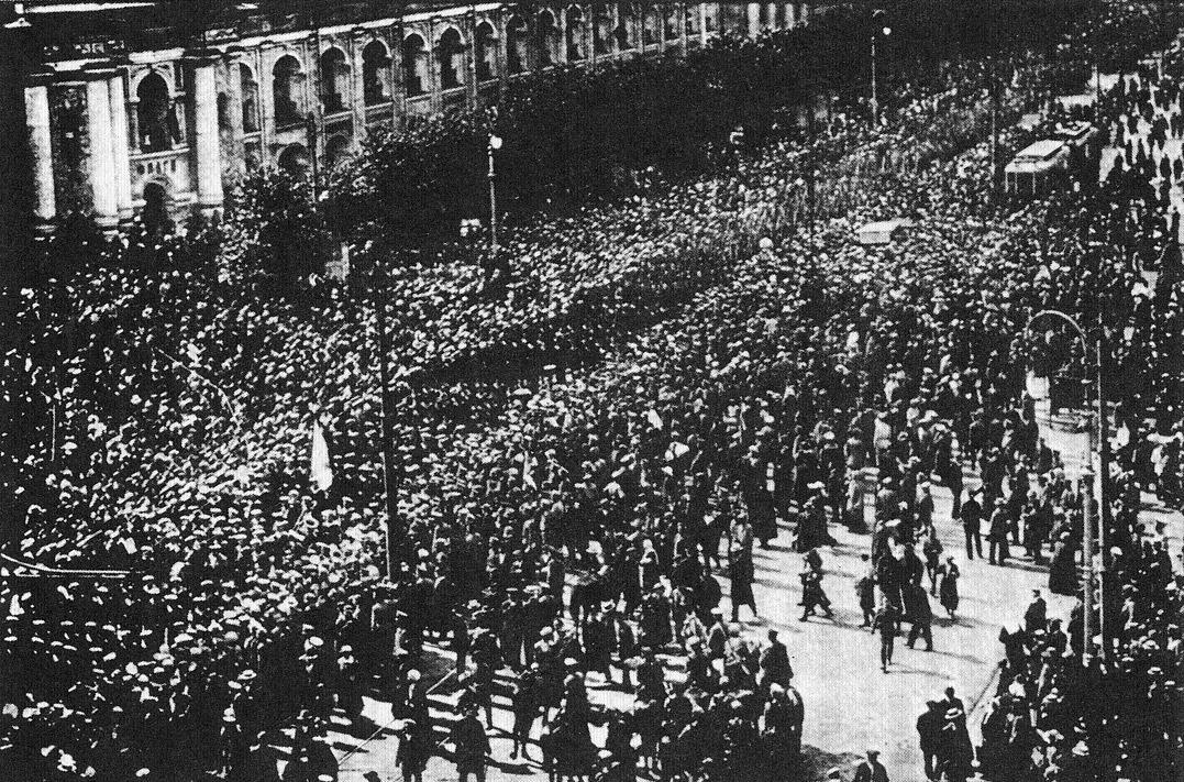 Kronstadt demonstration 1917