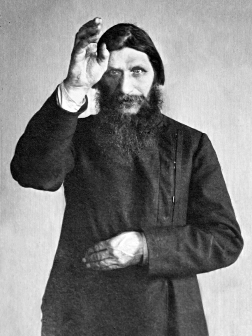 Rasputin, inden han blev myrdet af kredse indenfor den herskende klasse.
