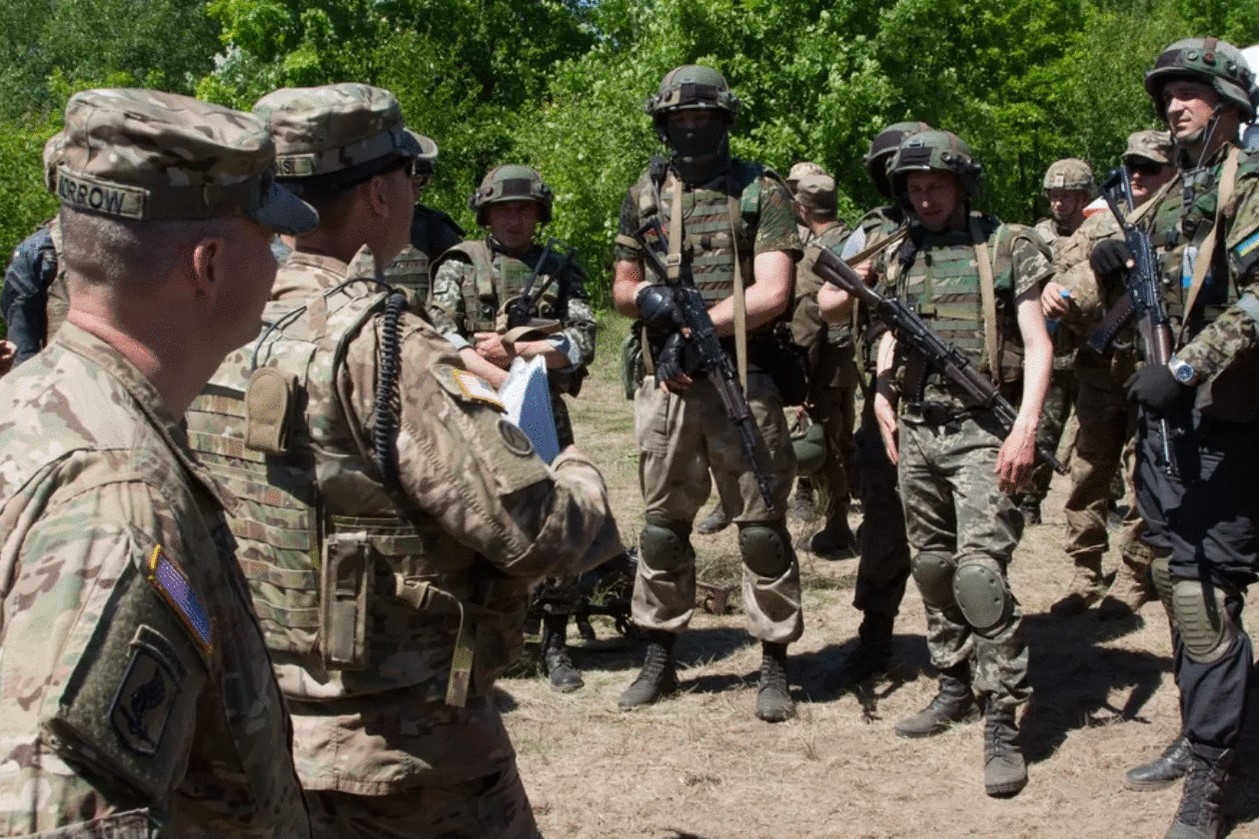 Ukraine soldater og USA