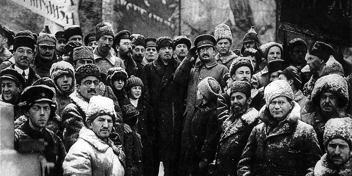 Lenin and Trotsky Public Domain PD 19232