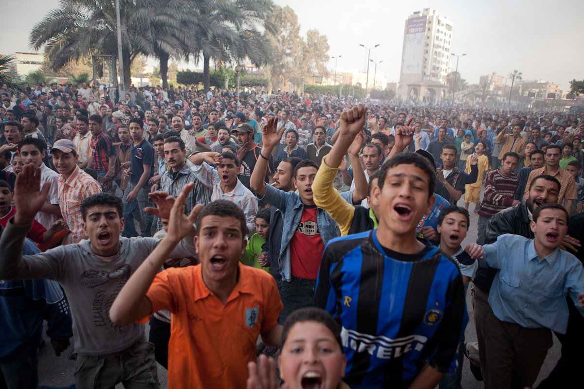 April 2008 uprisings in Mahalla Egypt Image Jameskbuck Wikimedia Commons