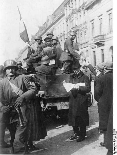 Kapp Putsch Stalhelm in Berlin