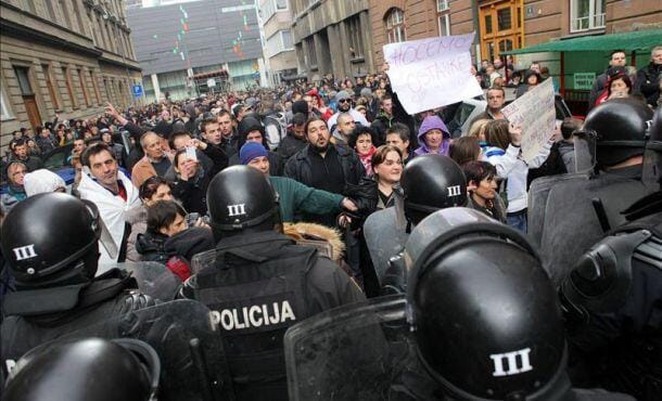 Udtalelse om støtte til opstanden i Bosnien-Hercegovina