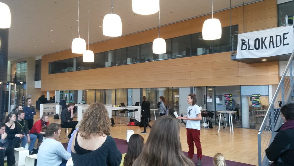 RUC-Studerende indleder blokade