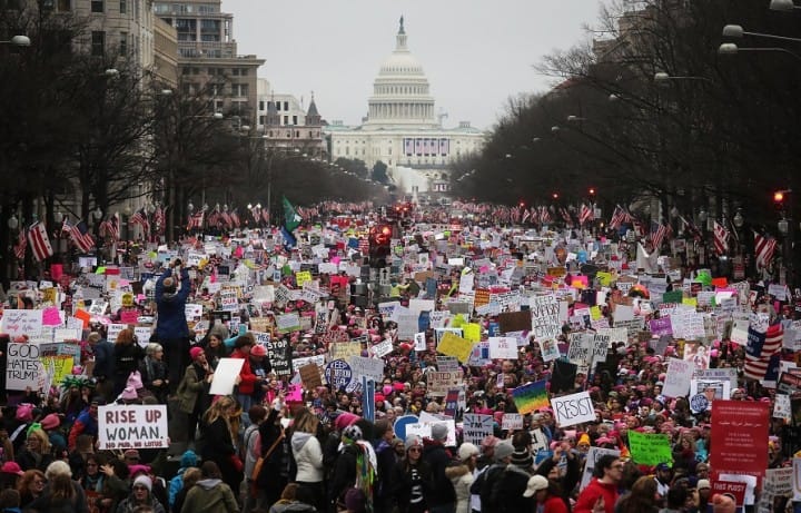 The Womens March following Trumps election was the biggest singleday protest in US history Image public domain