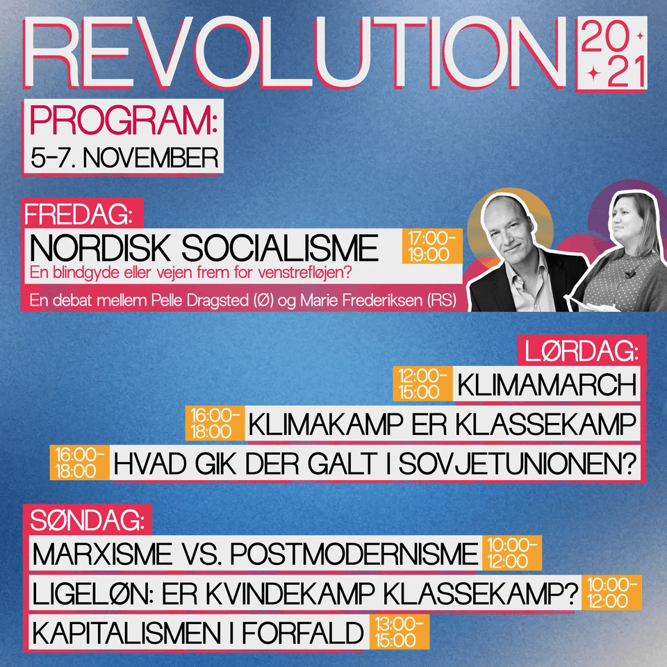 Velkommen til tre intense dage med marxisme!