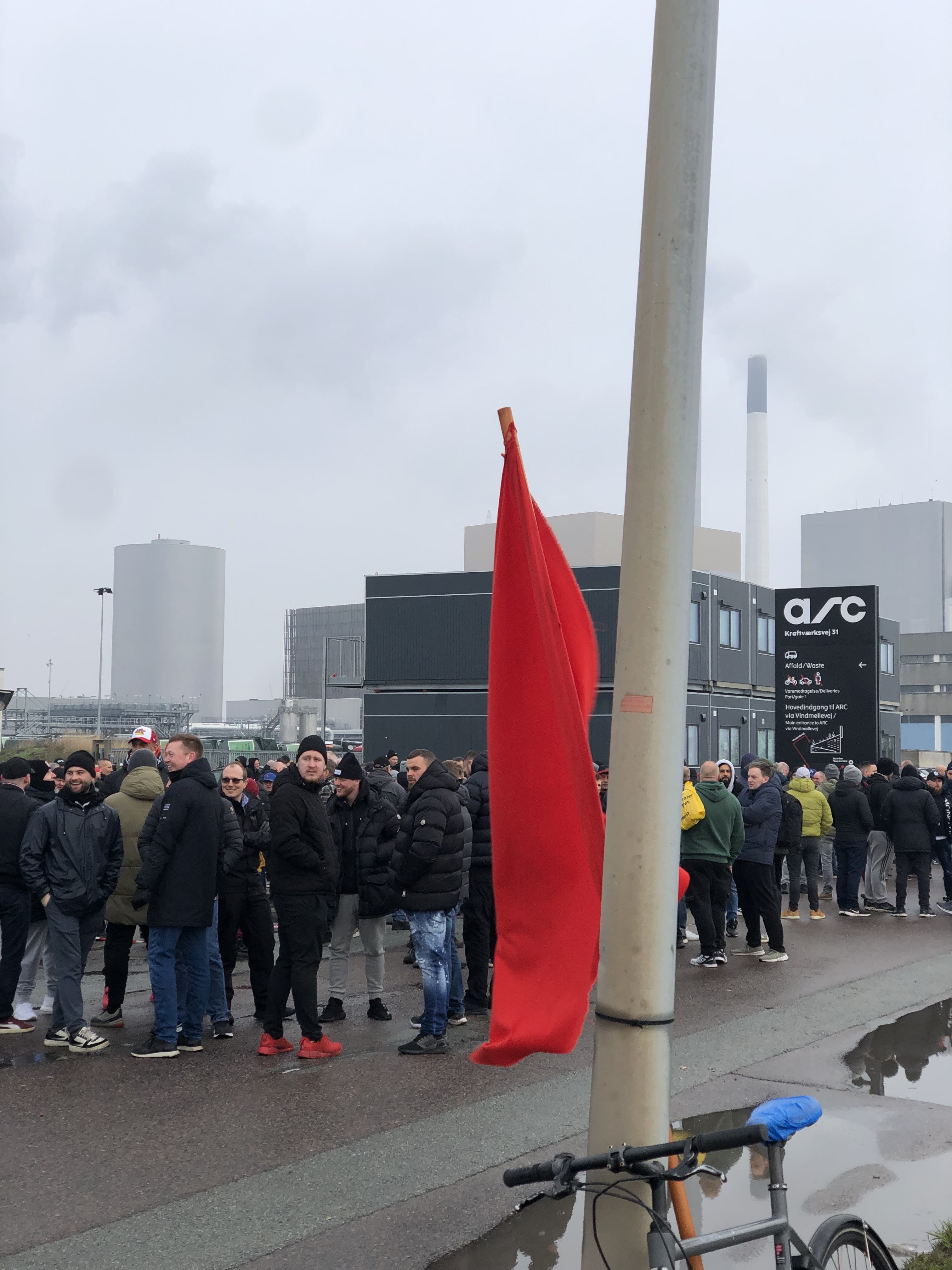 rødt flag ARC
