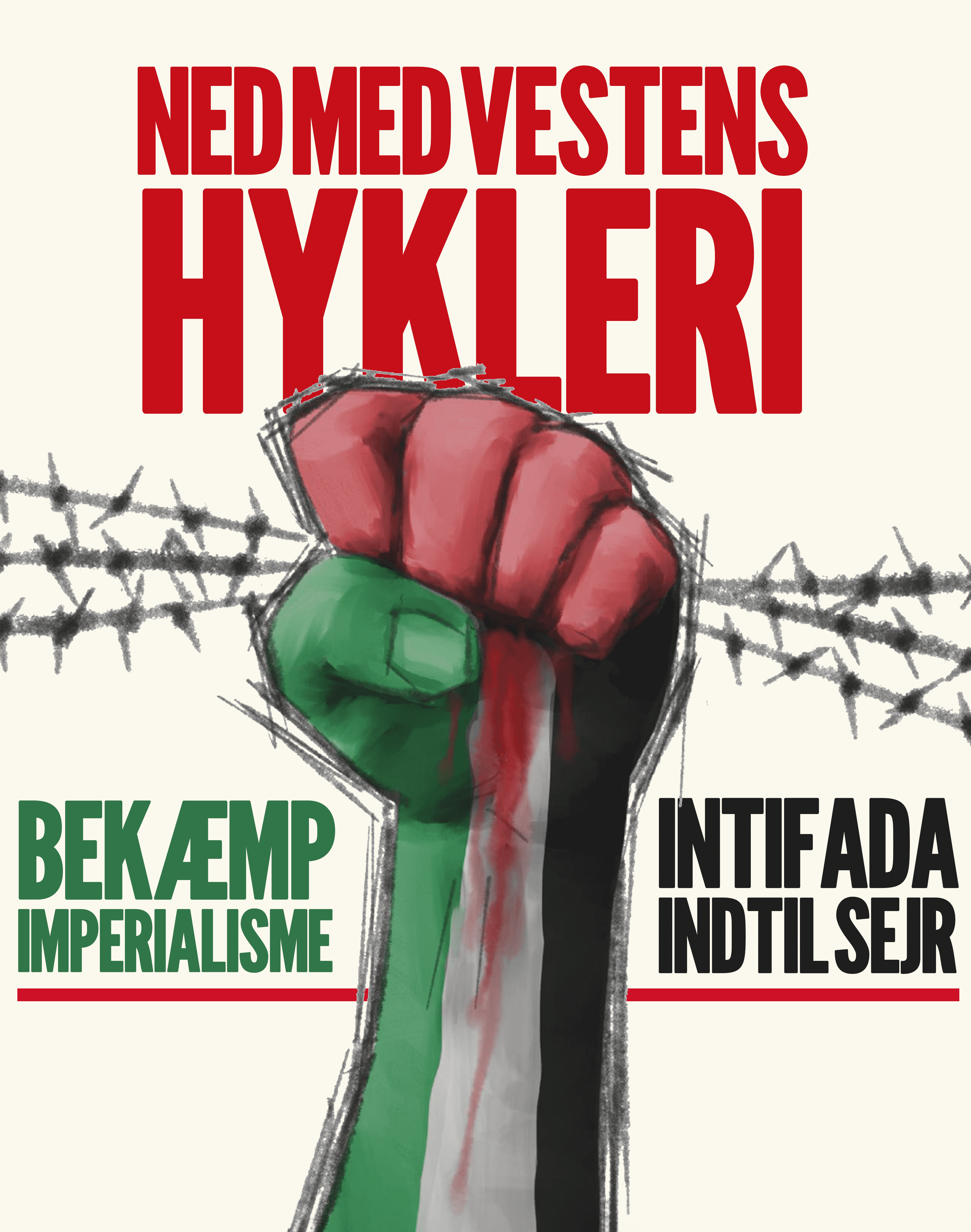 Mod Vestens hykleri, bekæmp imperialismen! Kæmp for revolution!