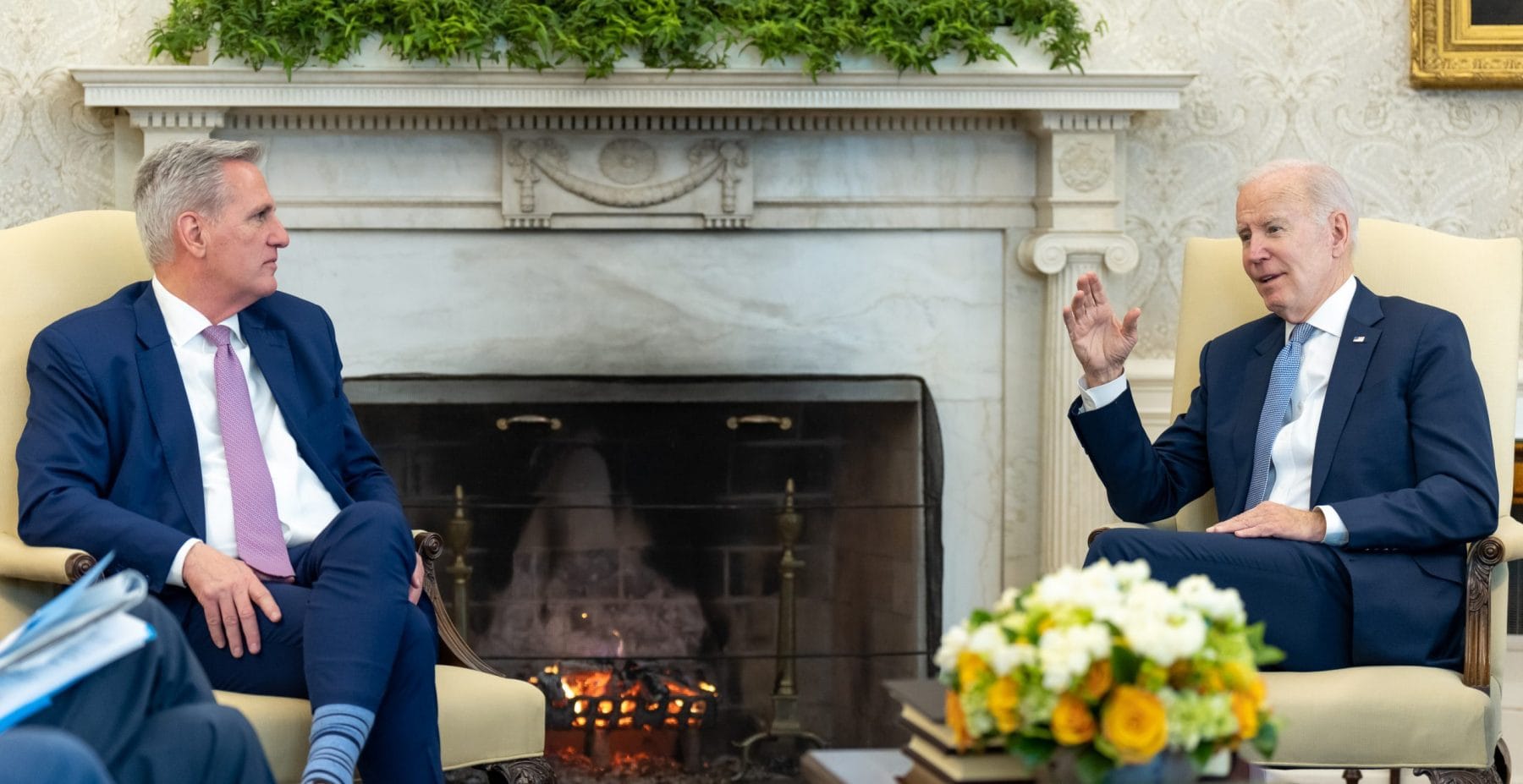 Biden Mccarthy Image The White House Wikimedia Commons