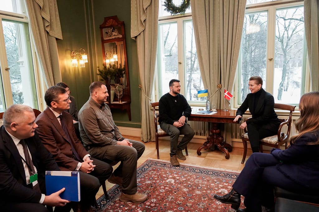 Mette og zelensky
