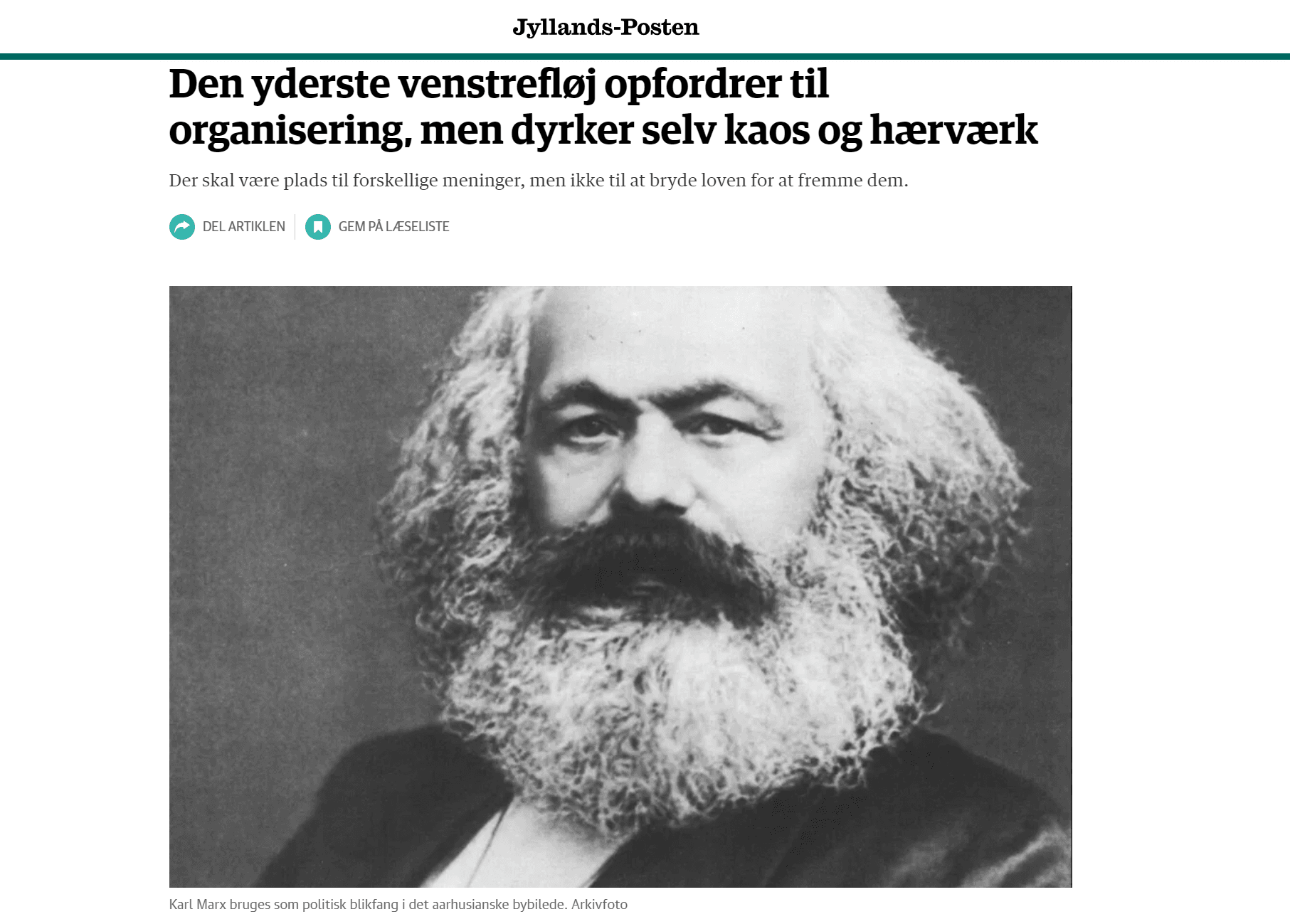 LAU repræsenterer det system, der skaber kaos