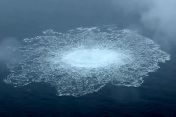 Nordstream Image Swedish Coast Guard