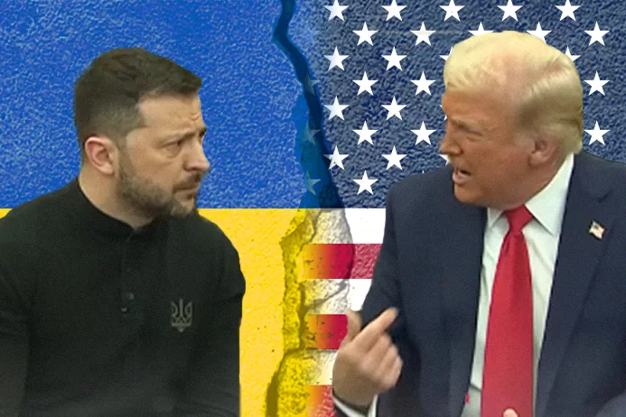 Bag om sammenstødet mellem Trump og Zelenskij