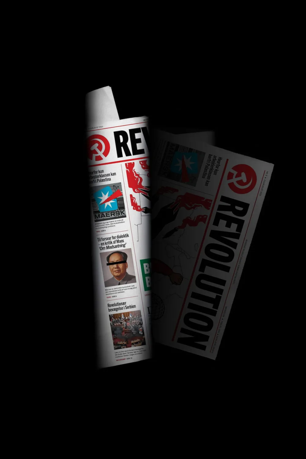 Revoluton avisen rullet