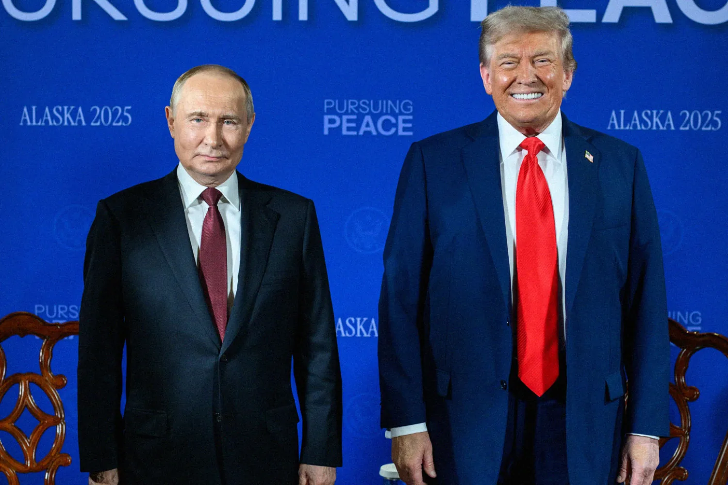 Trump putin standing image public domain