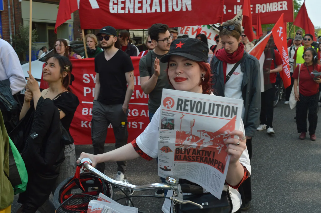 Rkp kommunister demo avis kammerat