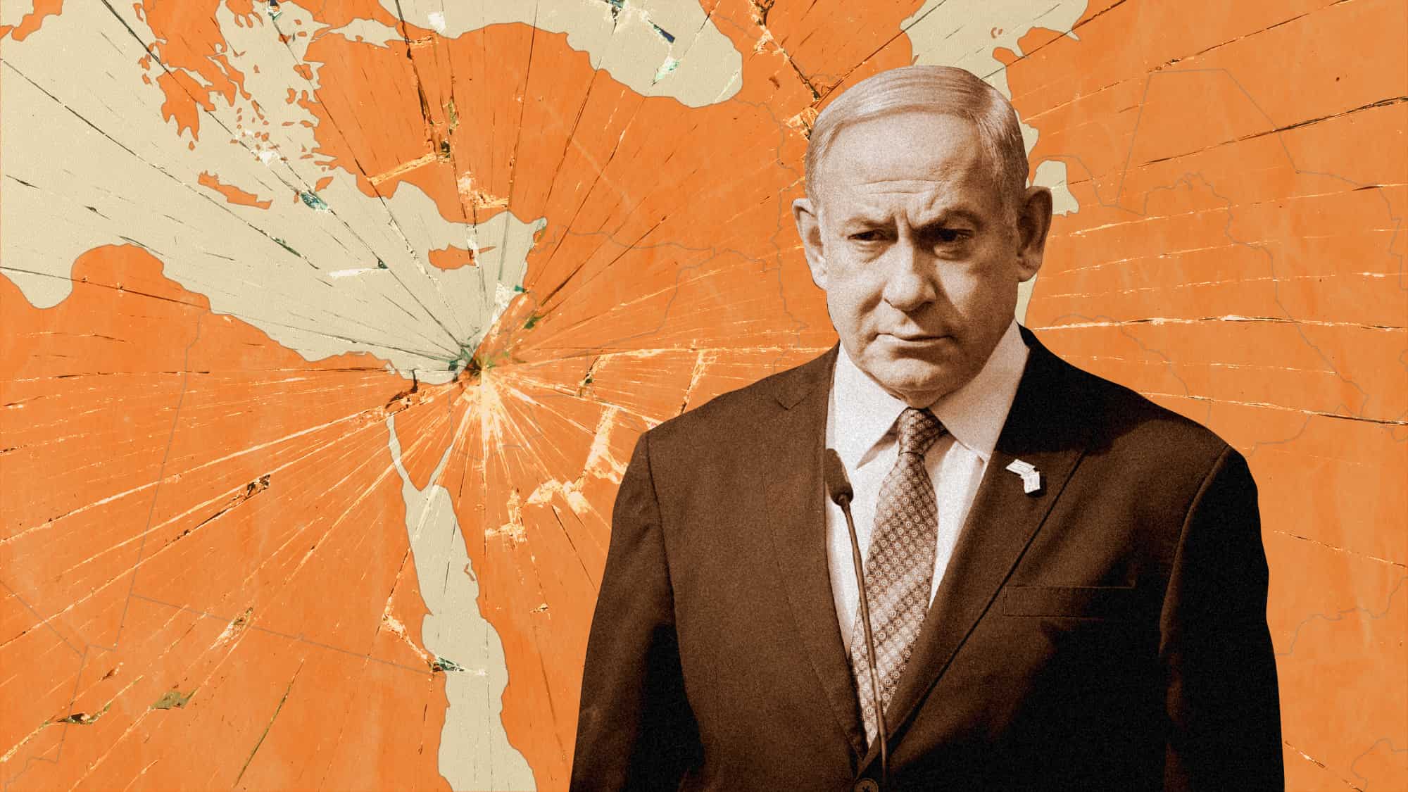 Netanyahu map