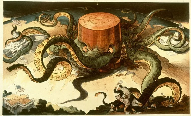Standard oil octopus Image public domain